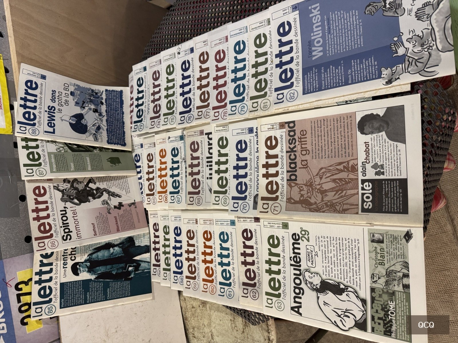 Photo principale de Lot de revues spécialisées en bandes dessinées