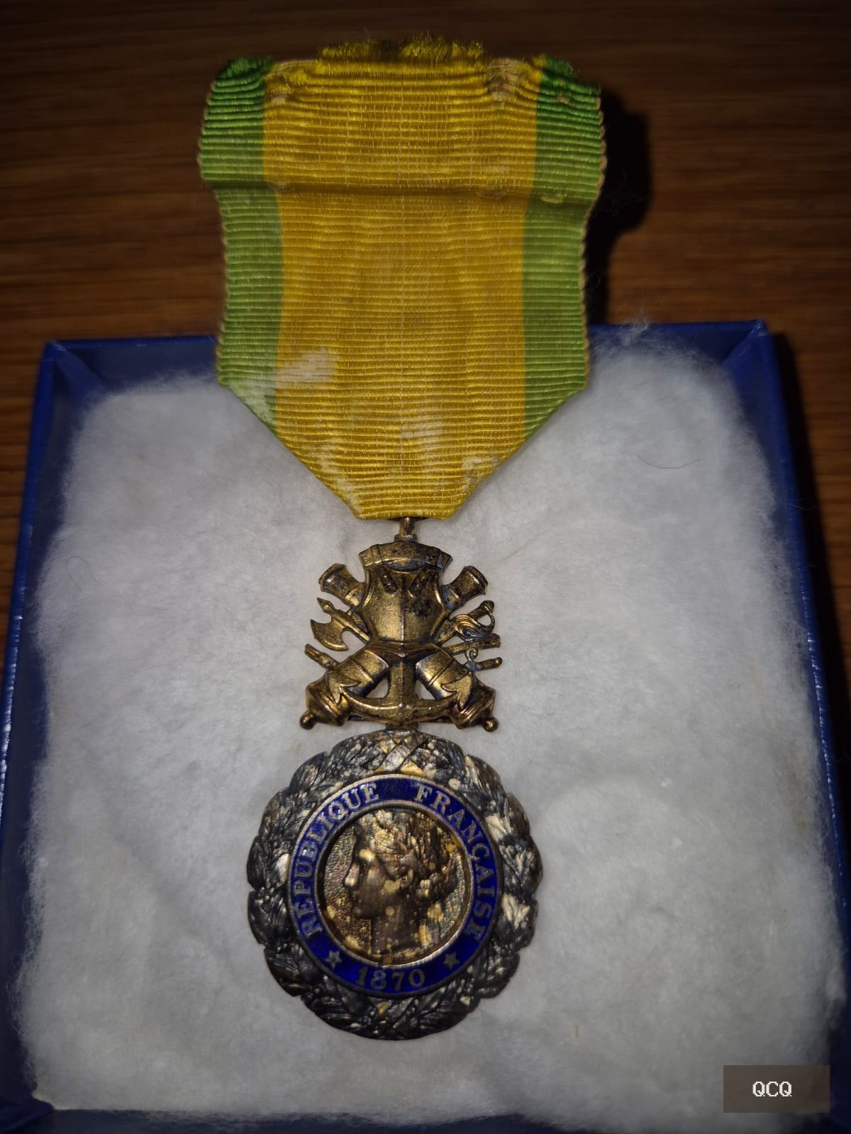 Photo principale de Médaille militaire française IIIe République – modèle 1870 – Valeur et Discipline